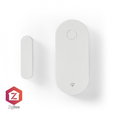 Nedis | Sensor de Contacto Janela Porta Zigbee | Pilhas | Android™ & iOS | Branco