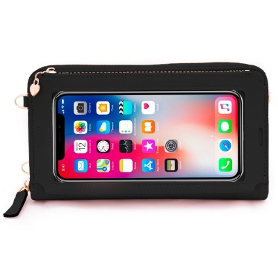 Cool | Carteira Universal com bolsa para smartphone de até 6,7 pol. Preto