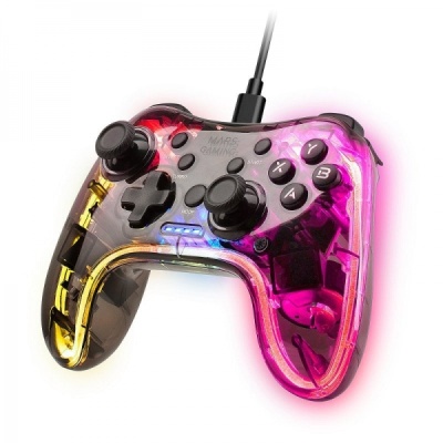 Comando Gaming Mars Gaming MGP-C Professional Gamepad - Iluminação NEON RGB - Vibração háptica dupla