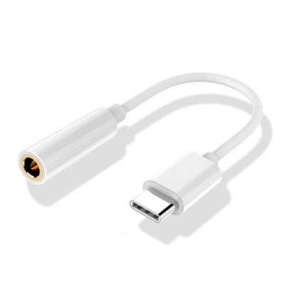 Cool | Adaptador Conector Tipo C para Jack 3,5 mm (Digital e Universal) Branco
