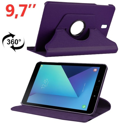 Cool | Capa para Samsung Galaxy Tab S3 T820/T825 Couro Violeta 9,7 polegadas