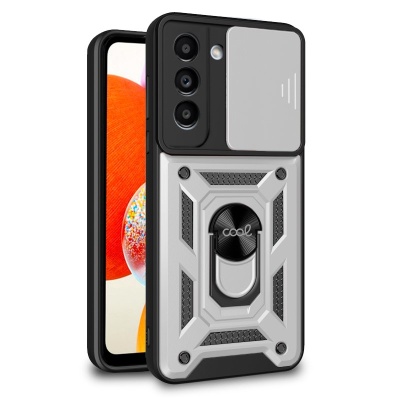 Cool | Capa para Samsung A145 Galaxy A14 / A14 5G Hard Ring Prata