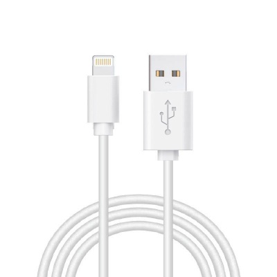Cool | Cabo USB COOL Lightning compatível para iPhone / iPad (1,2 metros) Branco