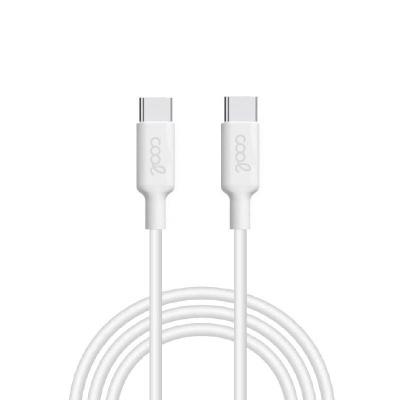 Cool | Cabo USB Compatível COOL Universal TYPE-C a TYPE-C (1 metro) Branco