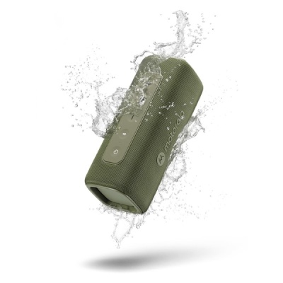 Coluna Motorola ROKR 600 portátil - 30 W - Bluetooth 5.3 - IP67 - 12 horas de autonomia - Cor verde