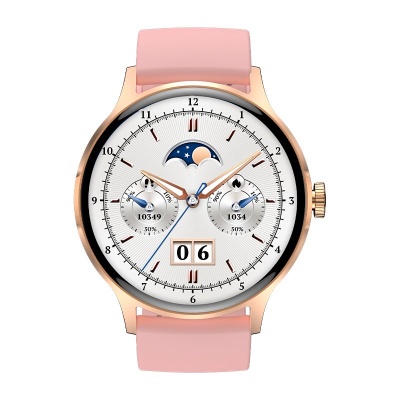 Smartwatch COOL Iris Silicone Rosa (AMOLED, Chamadas, Esporte, Saúde)