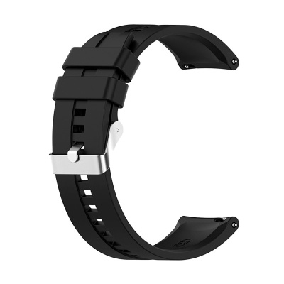 Cool | Pulseira Universal 22mm Amazfit GTR / Stratos / Huawei / Samsung / COOL Elite Rubber Preto