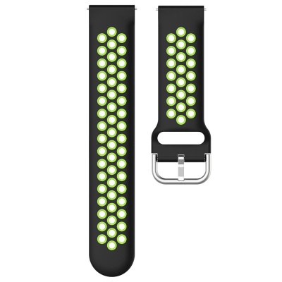 Cool | Pulseira Universal 20mm Amazfit Bip/GTS/Bip Lite/Huawei/Samsung/COOL Oslo Rubber Preto/Verde