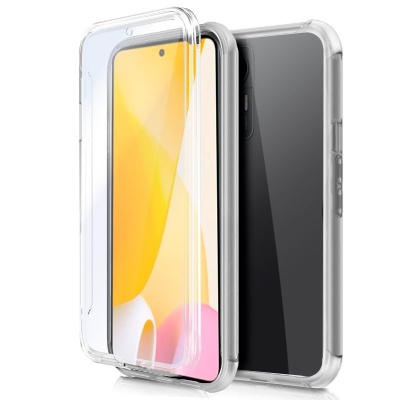 Cool | Capa Protetora Silicone 3D para Xiaomi 12 Lite (Transparente Frontal + Traseira)