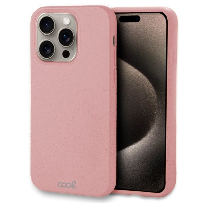 Cool | Capa para iPhone 15 Pro Max Eco Biodegradável Rosa