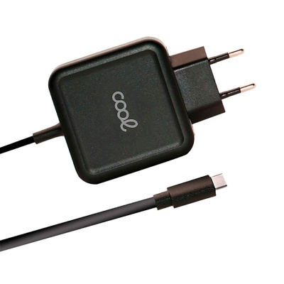 Cool | Carregador de rede universal. Laptops 45w PD Automático COOL (Tipo C)