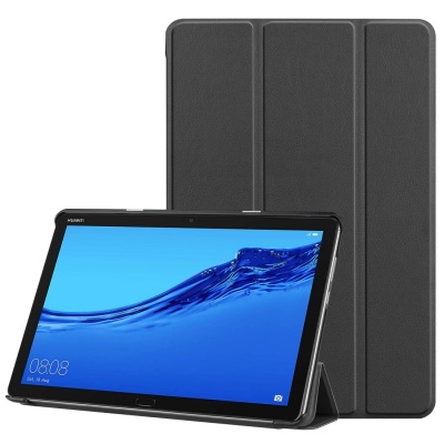 Cool | Capa COOL para Huawei Mediapad M5 Lite em Couro de 10,1 pol. Preto
