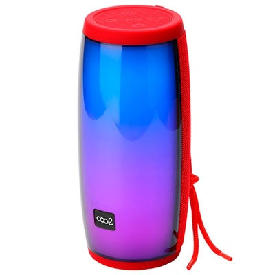Cool | Coluna universal para música Bluetooth COOL LED (14 W) Vermelho