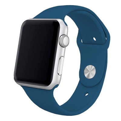 Cool | Pulseira COOL p/ Apple Watch Series 1 / 2 / 3 / 4 / 5 / 6 / 7 / 8 / SE (42 / 44 / 45 mm) Borracha Azul