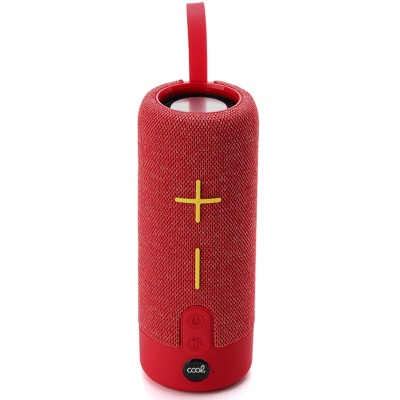 Cool | Coluna universal para música Bluetooth COOL 10 W baixo Vermelho