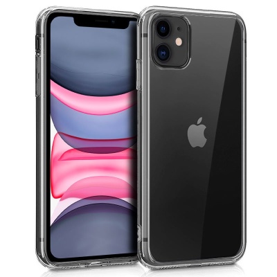 Capa de silicone COOL para iPhone 11 (transparente)
