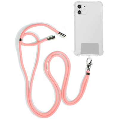 Cool | Cordão Pendurado Universal COOL com Cartão para Smartphone Rosa