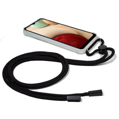 Capa COOL para Samsung A125 Galaxy A12 / M12 Cordão Preto