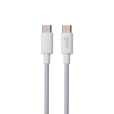 Cool | Cabo USB Universal TYPE-C a TYPE-C (3 metros) Branco 3 Amp