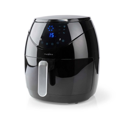 Nedis | Hot Air Fryer 4.6 l | Timer: 60 min | Digital | Black