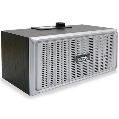 Cool | Coluna universal para música Bluetooth COOL Retrô (20 W) Madeira Preto