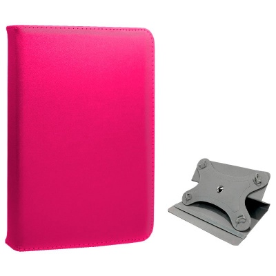 Cool | COOL Ebook / Tablet Case 7 polegadas em couro sintético rosa giratório
