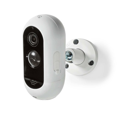 Nedis | Câmara de exterior SmartLife | Wi-Fi | Full HD 1080p | IP65 | Com sensor de movimento | Visão nocturna | Branco