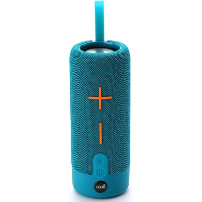 Cool | Coluna universal para música Bluetooth COOL 10 W baixo Ciano