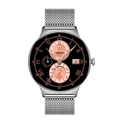 Smartwatch COOL Ultrathin + 2 Correias (AMOLED, Chamadas, Desporto Saúde) Cinza