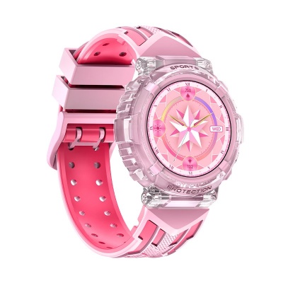 Smartwatch COOL Clever Silicone Rosa (Chamadas, Desporto, Saúde)
