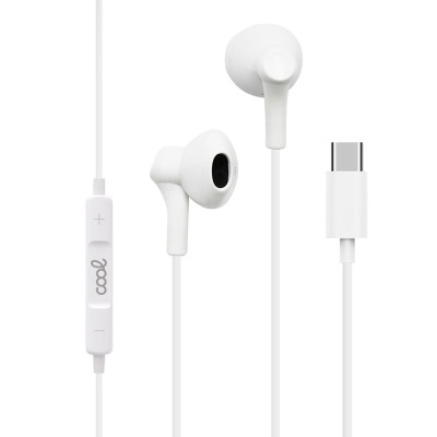 Cool | Fones de ouvido COOL estéreo tipo C com microfone Branco