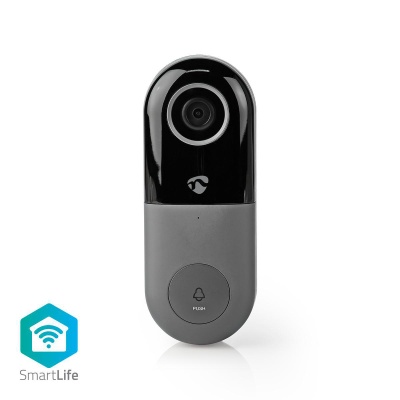 Nedis | Vídeo porteiro Smartlife com sensor de movimento e visão noturna Cinza/Preto