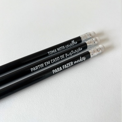 Kit de 3 Lápis + Caderno