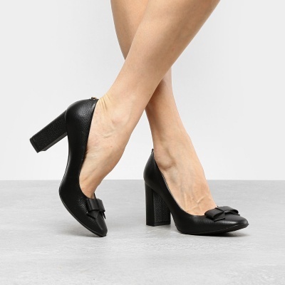 Scarpin Jorge Bischoff Salto Alto Laço