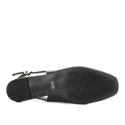 Sapatilha Slingback Couro Loucos & Santos  Feminina - Preto