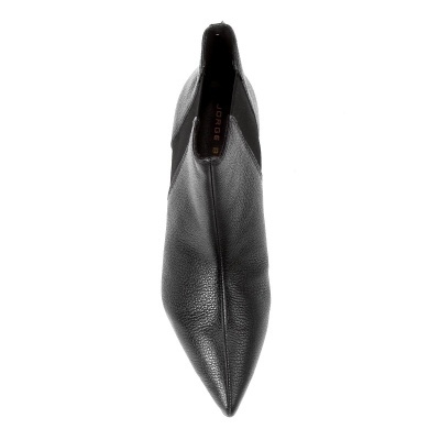 Bota Couro Chelsea Jorge Bischoff Bico Fino - Preto