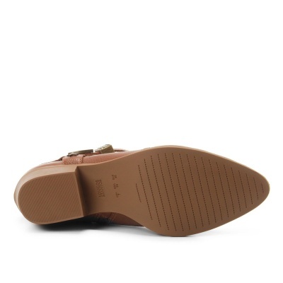 Bota Country Couro Loucos & Santos Western Feminina - Caramelo