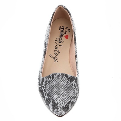 Sapatilha Moleca Slipper Croco Feminina