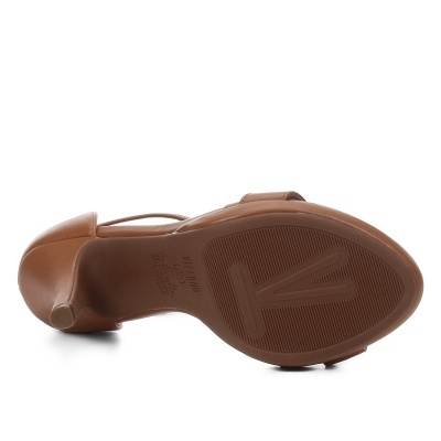 Sandália Vizzano Meia Pata Salto Alto Feminina