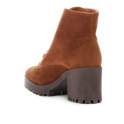 Bota Coturno Zatz Tratorada Feminina - Caramelo