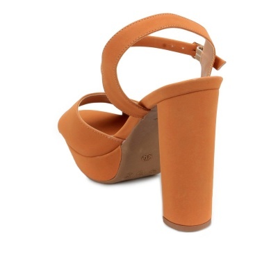 Sandália Ala Meia Pata Salto Bloco Feminina