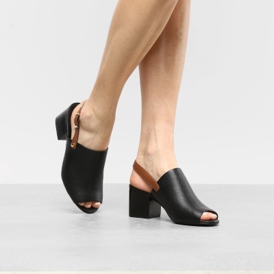 Sandália Jorge Bischoff Salto Médio Feminina