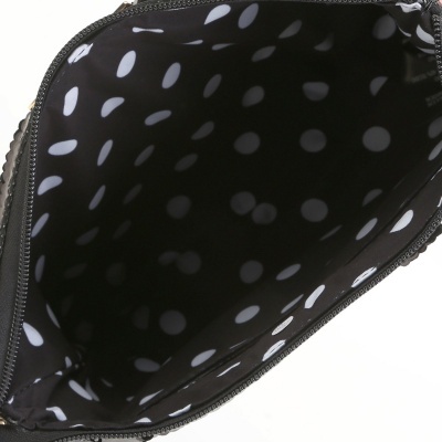 Bolsa Clutch Loucos & Santos Paetê - Preto