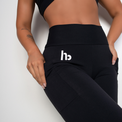 Legging Fitness HB com Bolso - Preta