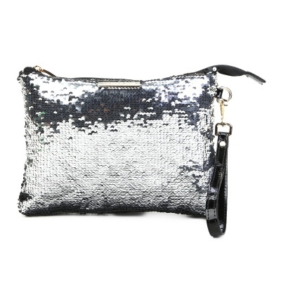 Bolsa Clutch Loucos & Santos Paetê - Preto