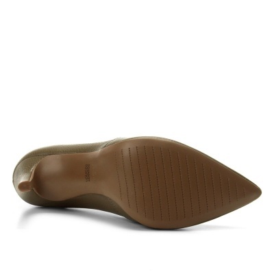 Scarpin Loucos & Santos Salto Alto Básico - Verde