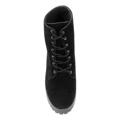 Bota Coturno Zatz Tratorada Feminina - Preto