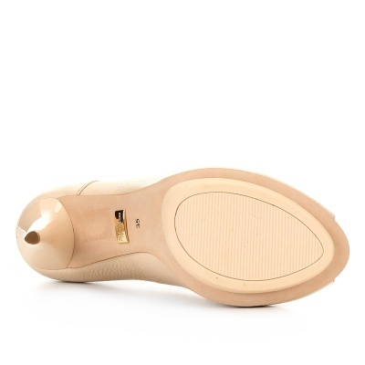 Peep Toe Couro Jorge Bischoff Meia Pata