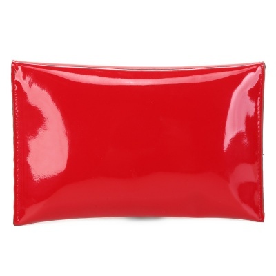 Carteira Clutch Loucos & Santos Envelope Verniz - Vermelho