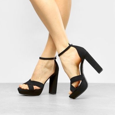 Sandália Ala Meia Pata Tira Cruzada Feminina